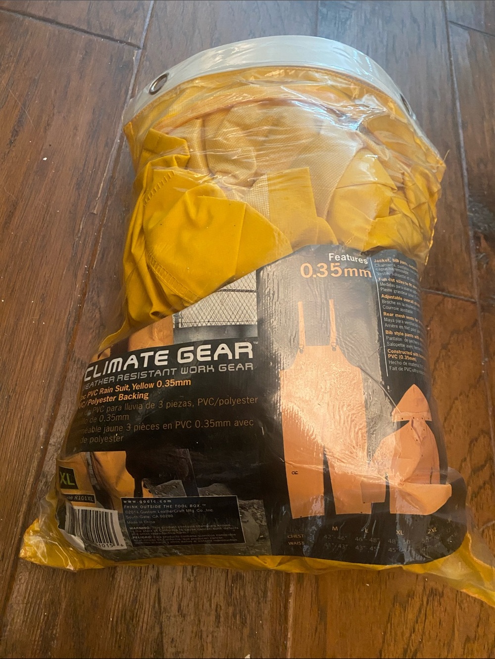 Yellow Waterproof Rain Suit